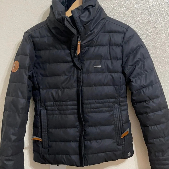 Mazine Puffer Black Jacket Size Small - Picture 2 of 16